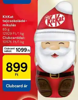 Tesco KitKat tejcsokoládé- mikulás ajánlat