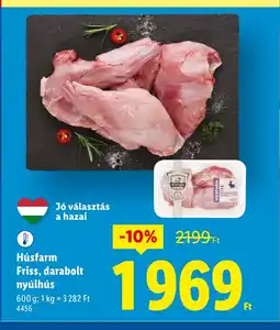 Lidl Húsfarm Friss, darabolt nyúlhús ajánlat