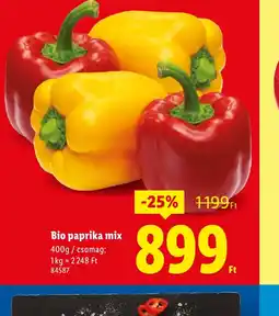Lidl Bio paprika mix ajánlat