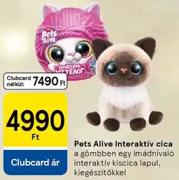 Tesco Pets Alive Interaktív cica ajánlat