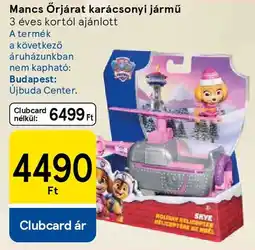 Tesco Mancs Őrjárat karácsonyi jármű ajánlat