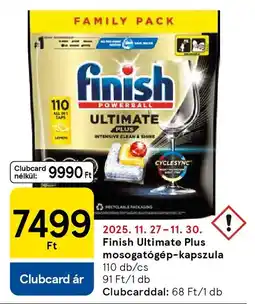 Tesco Finish Ultimate Plus mosogatógép-kapszula ajánlat