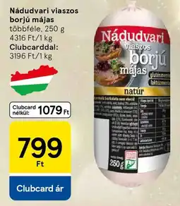 Tesco Nádudvari viaszos borjú májas ajánlat