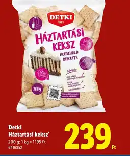 Lidl Detki Háztartási keksz ajánlat