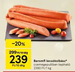 Tesco Baromfi lecsókolbász ajánlat