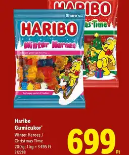 Lidl HARIBO Gumicukor ajánlat