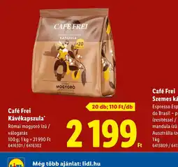 Lidl Café Frei Kávékapszula ajánlat