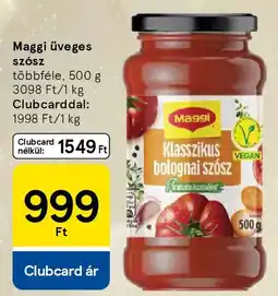 Tesco Maggi üveges szósz ajánlat
