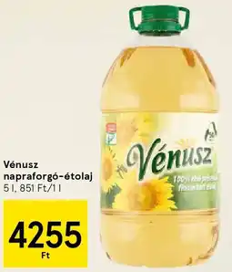 Tesco Vénusz napraforgó-étolaj ajánlat