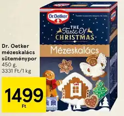 Tesco Dr. Oetker mézeskalács süteménypor ajánlat