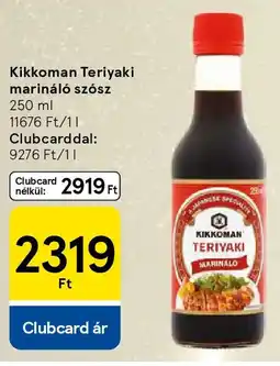 Tesco Kikkoman Teriyaki marináló szósz ajánlat
