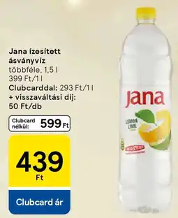 Tesco Jana ízesített ásványvíz ajánlat