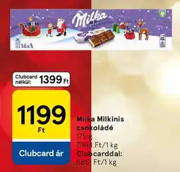 Tesco Milka Milkinis csokoládé ajánlat