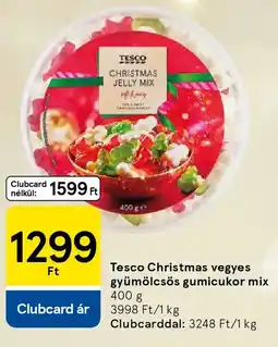 Tesco Tesco Christmas vegyes gyümölcsös gumicukor mix ajánlat