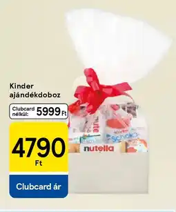 Tesco Kinder ajándékdoboz ajánlat