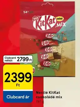 Tesco Nestlé KitKat csokoládé mix ajánlat