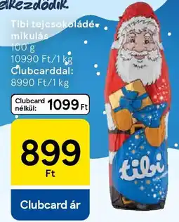 Tesco Tibi tejcsokoládé. mikulás ajánlat