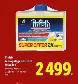 Lidl Finish Mosogatgép-tisztít folyadék ajánlat