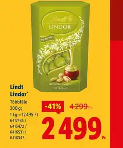 Lidl Lindt Lindor ajánlat
