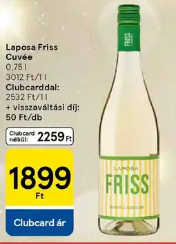 Tesco Laposa Friss Cuvée ajánlat