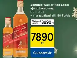 Tesco Johnnie Walker Red Label ajándékcsomag ajánlat
