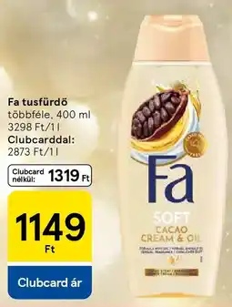 Tesco Fa tusfürdő ajánlat