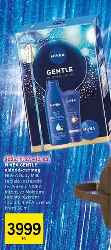 Tesco NIVEA GENTLE ajándékcsomag ajánlat
