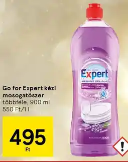 Tesco Go for Expert kézi mosogatószer ajánlat