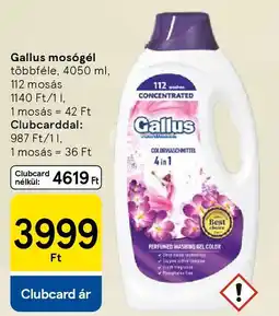 Tesco Gallus mosógél ajánlat