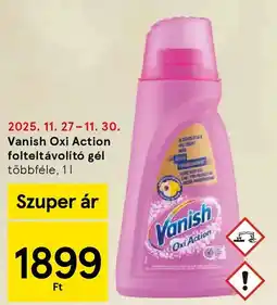 Tesco Vanish Oxi Action folteltávolító gél ajánlat