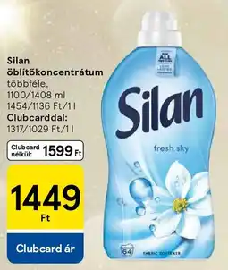 Tesco Silan öblítőkoncentrátum ajánlat
