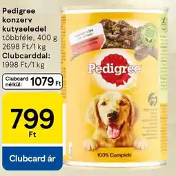 Tesco Pedigree konzerv kutyaeledel ajánlat