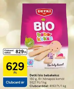 Tesco Detki bio babakeksz ajánlat