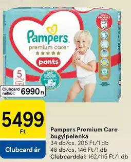 Tesco Pampers Premium Care bugyipelenka ajánlat
