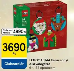Tesco LEGO 40744 Karácsonyi díszválogatás ajánlat