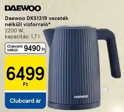 Tesco Daewoo DKS1319 vezeték nélküli vízforraló ajánlat