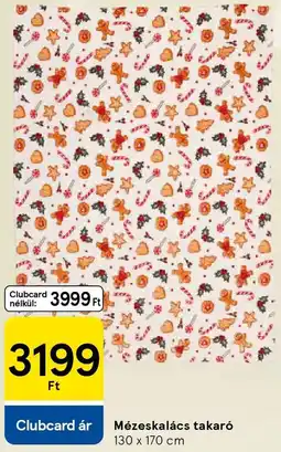 Tesco Mézeskalács takaró ajánlat