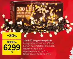 Tesco 300 LED bogyós fényfüzér ajánlat