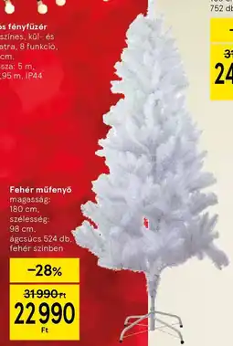 Tesco Fehér műfenyő ajánlat
