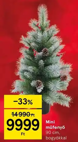 Tesco Mini műfenyő ajánlat
