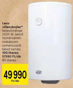 Tesco Leov villanybojler ajánlat