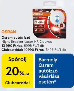 Tesco Osram autós izzó ajánlat