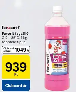 Tesco Favorit fagyálló ajánlat