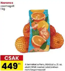 Spar Market Narancs ajánlat