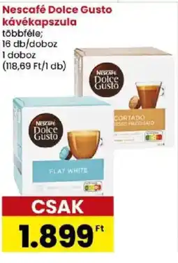Spar Market Nescafé Dolce Gusto kávékapszula ajánlat