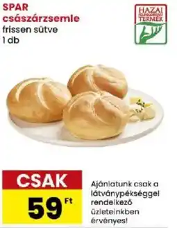 Spar Market SPAR császárzsemle ajánlat