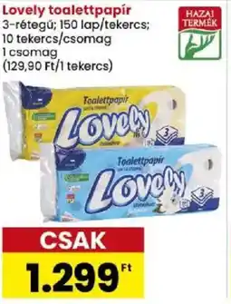 Spar Market Lovely toalettpapír ajánlat