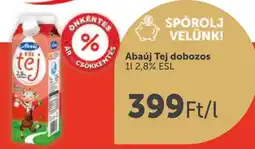 PRIVÁT Abaúj Tej dobozos 2,8% ajánlat