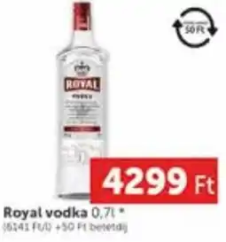 PRIVÁT Royal vodka ajánlat
