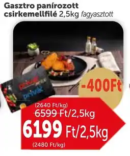 PRIVÁT Gasztro panírozott csirkemellfilé ajánlat
